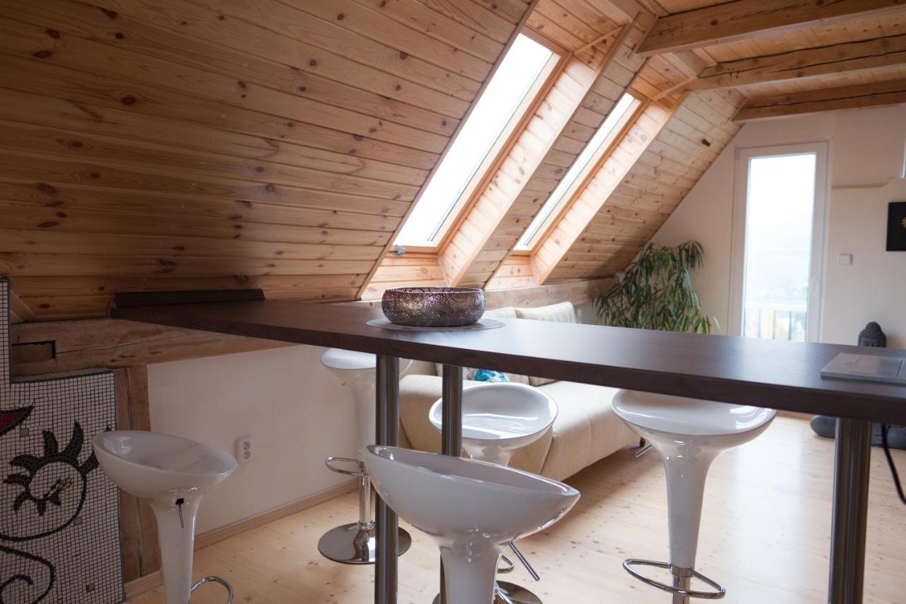 Art-House 3 Attic Apartment With Terrace Decin Luaran gambar